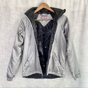 Columbia Convert Boardwear Silver Puffy Jacket